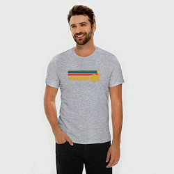 Футболка slim-fit Dino Vegan, цвет: меланж — фото 2