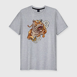 Мужская slim-футболка Год тигра