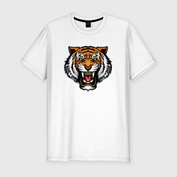 Мужская slim-футболка Angry Tiger