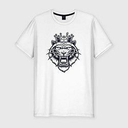 Мужская slim-футболка King Tiger