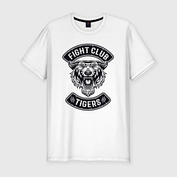 Мужская slim-футболка Fight Club Tigers