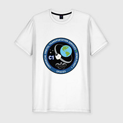Мужская slim-футболка SPACE X С1