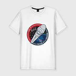 Мужская slim-футболка SPACE X А9