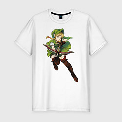 Футболка slim-fit Zelda1, цвет: белый