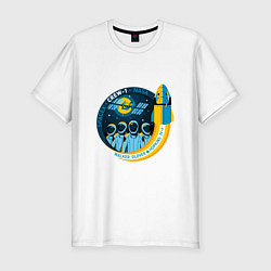 Мужская slim-футболка SPACE X CREW-1