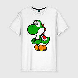 Мужская slim-футболка Yoshi1