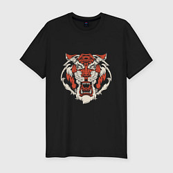 Футболка slim-fit Tiger - Head, цвет: черный