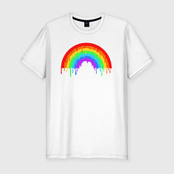 Мужская slim-футболка Colors of rainbow