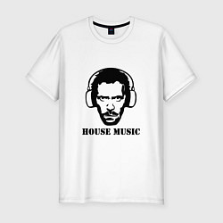 Футболка slim-fit Dr House music, цвет: белый