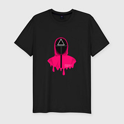 Мужская slim-футболка Pink Overseer