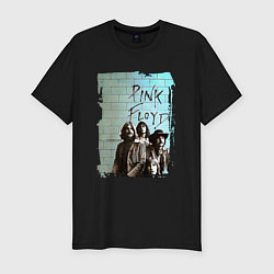 Футболка slim-fit PINK FLOYD, постер, цвет: черный