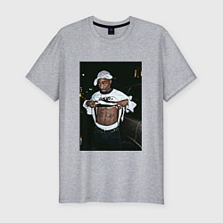 Футболка slim-fit Legends Never Die 2Pac, цвет: меланж