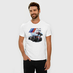 Футболка slim-fit BMW M POWER Motorsport Racing Team, цвет: белый — фото 2