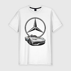 Мужская slim-футболка Mercedes - команда победителей!