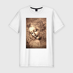 Мужская slim-футболка Леонардо да Винчи Ла Скапильята около 1506-1508
