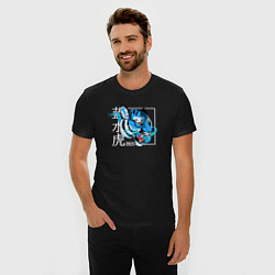 Футболка slim-fit The Year of the Blue Tiger 2022, цвет: черный — фото 2