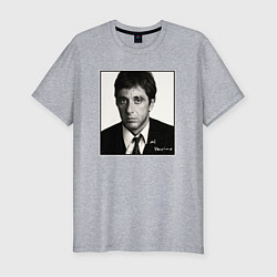 Мужская slim-футболка Аль Пачино Al Pacino