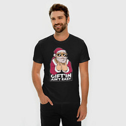 Футболка slim-fit Santa Gangster, цвет: черный — фото 2