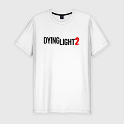 Мужская slim-футболка DYING LIGHT 2 LOGO GAME