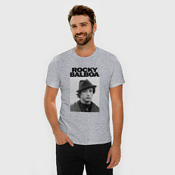 Футболка slim-fit БОКС 04, цвет: меланж — фото 2