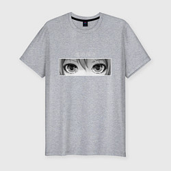 Футболка slim-fit Аnime LOVELY EYES, цвет: меланж