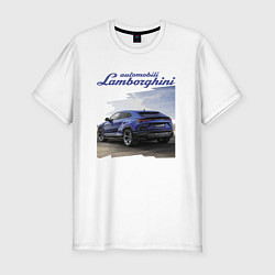 Футболка slim-fit Lamborghini Urus Sport, цвет: белый