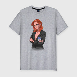 Мужская slim-футболка Dana Scully X-Files