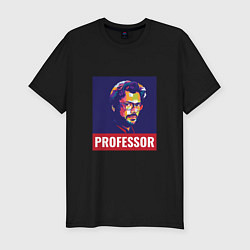 Футболка slim-fit Professor, цвет: черный