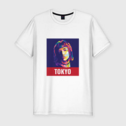 Мужская slim-футболка Tokyo - Токио