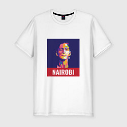 Мужская slim-футболка Nairobi - Money Heist