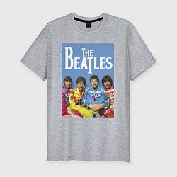 Мужская slim-футболка The Beatles - world legend!