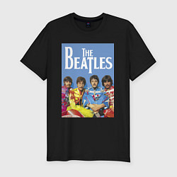Мужская slim-футболка The Beatles - world legend!