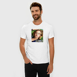 Футболка slim-fit Adele, цвет: белый — фото 2