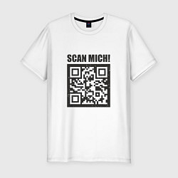 Мужская slim-футболка Scan Mich
