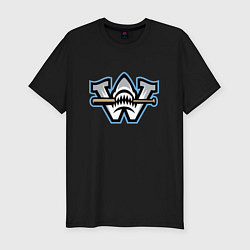 Футболка slim-fit Wilmington sharks - baseball team, цвет: черный