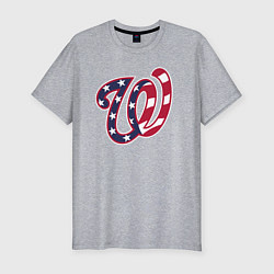 Футболка slim-fit Washington Nationals - baseball team, цвет: меланж