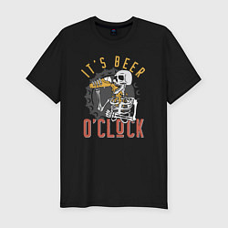 Мужская slim-футболка Its beer oclock