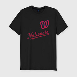 Мужская slim-футболка Washington Nationals - baseball team!