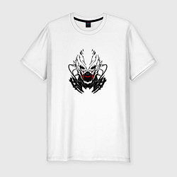 Футболка slim-fit Code Vein - Маска, цвет: белый