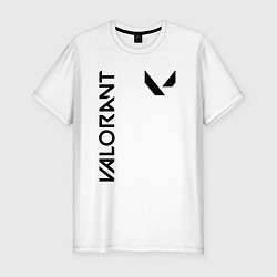 Мужская slim-футболка Valorant геймплей