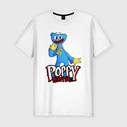 Футболка slim-fit POPPY PLAYTIME ДЕТСКАЯ ИГРА ПОППИ ПЛЕЙТАЙМ, цвет: белый