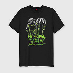 Мужская slim-футболка Municipal Waste - Slime and Punishment