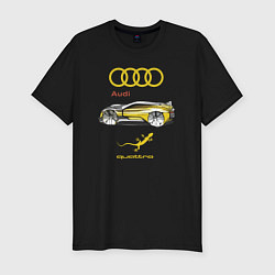 Мужская slim-футболка Audi Quattro - 4X4 Concept
