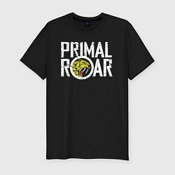Мужская slim-футболка PRIMAL ROAR logo
