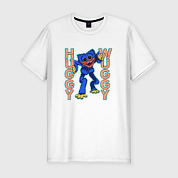 Мужская slim-футболка Huggy Wuggy Poppy 02