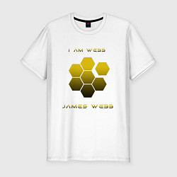 Мужская slim-футболка I am Webb