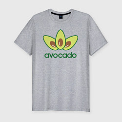 Футболка slim-fit Avocado авокадо, цвет: меланж