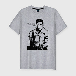 Футболка slim-fit Elvis, цвет: меланж