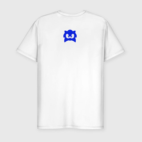 Мужская slim-футболка Sonic Adventure Sonic / Белый – фото 2