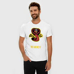 Футболка slim-fit Cobra Kai No mercy!, цвет: белый — фото 2